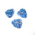 2026 Colorful Blue Spot Jasper Guitar Pick Custom Guitar Picks with Thickness 0.5mm Crystal Jewelry