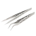 Relife SK-11 SK-15 Precision Industrial Tweezers for Electronics Anti-Static Curved Straight Tip Non-Slip Forceps for Phone OEM
