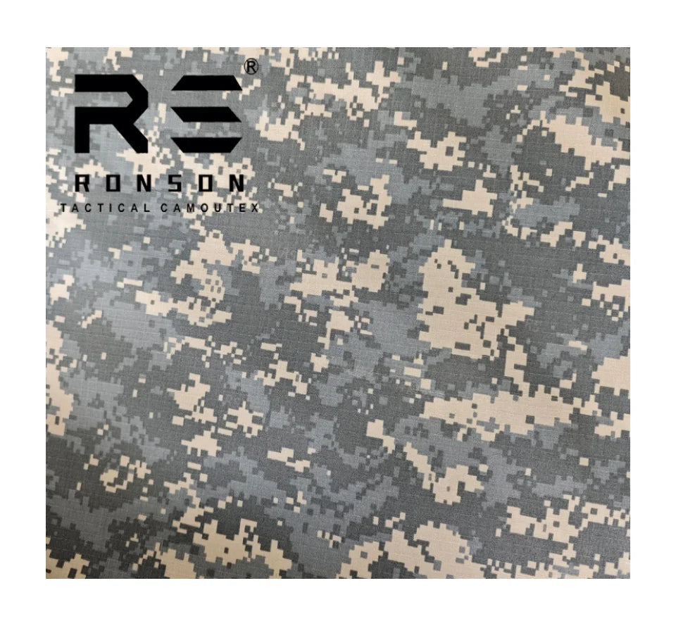 TC 6535 ACU Camo Waterproof Ripstop Cotton Fabric 65% Polyester 35% Cotton Woven Tactical Style for Bags Garments for Boys