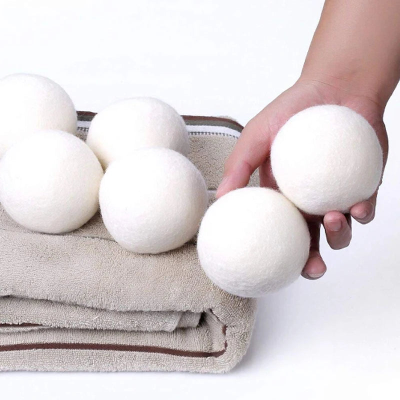 Factory Wholesale Drying Felt Ball Wrinkle Absorption and Pollution Drying  Ball Custom LOGO Wool Ball
