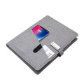Business Notebook A5 Binder Spiral Diary Journal Note Book Power Bank Case Planner Agenda Organizer Planner Notebook