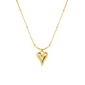 To Be Yourself Dainty Fashion Jewelry Gold Neckce Women Heart Pendant Necklace