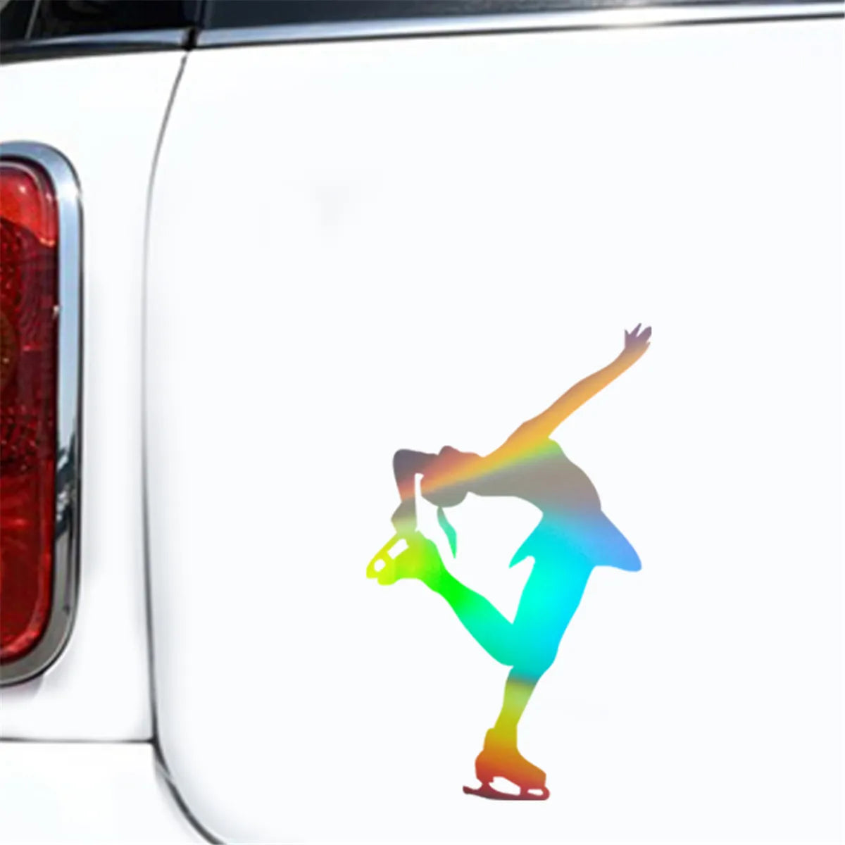 Winter Sports Skating Ice Car Sticker Window Door Bumper Van Laptop Vinyl Decal Sticker Gift Die Cut Decals Latop Window Glass