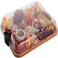 Modern Bamboo Charcuterie Board with Clear Lid Cutting Boards for Kitchen