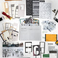 80pcs/pack Large Material Pack Endless Romantic Series Retro Text Handbook Creative Collage Material
