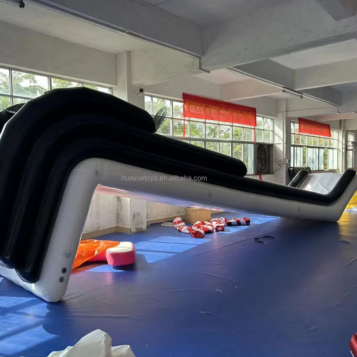 Inflatable Yacht Slide Inflatable Dock Slide Sea Inflatable Floating Slide