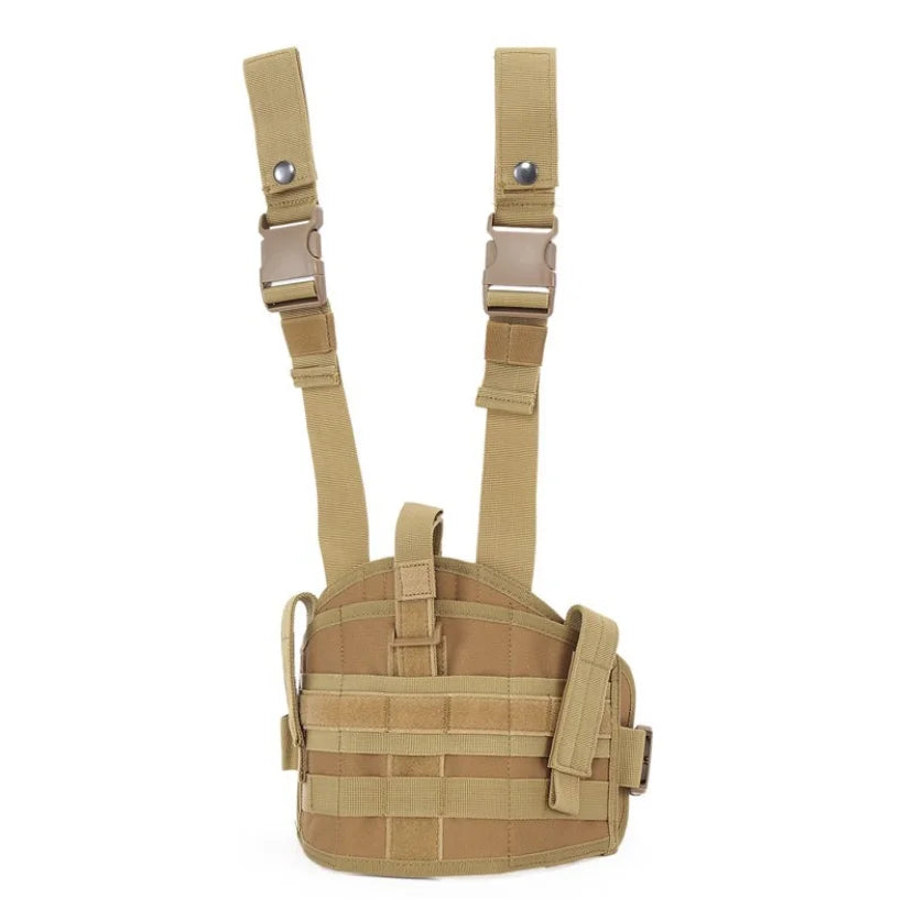 Universal Tactical Gun Holster Thigh Garters Harness Buckle Drop Leg Bag Belt Cross Over Nylon Tactical Gun Gear