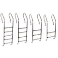 42mm Stainless Steel Tube 304 316 Built-In Pool Escalator with Ladder 2 Floors 3 Floors 4 Floors Options for Swimming Pools