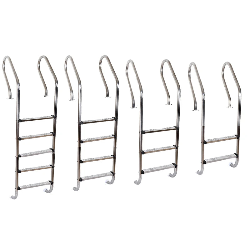 42mm Stainless Steel Tube 304 316 Built-In Pool Escalator with Ladder 2 Floors 3 Floors 4 Floors Options for Swimming Pools