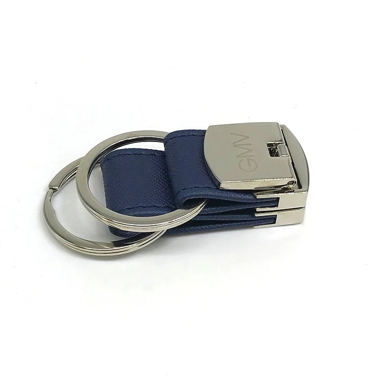 Cheap Key Chian Blank Leather Car Keychain Custom Made Cheap Metal Keyring