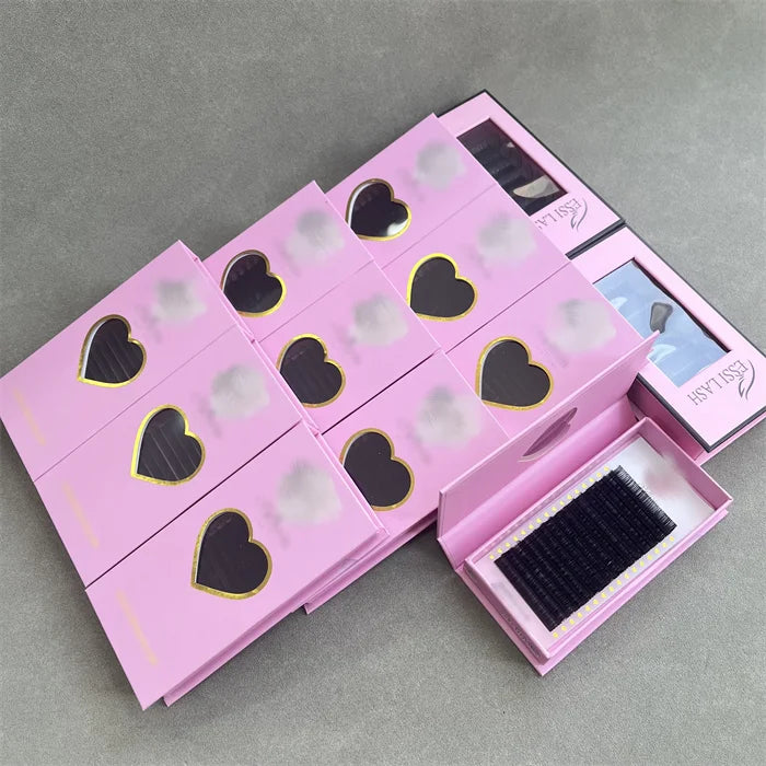 Cashmere 0.03 05 07 Mega Volume Private Label Lash Eyelash Extension 6-30mm Lash Tray
