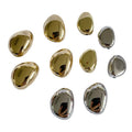 DIY Irregular Resin Gold Bean Earrings Bracelet Necklace Accessories Wholesale