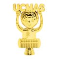 Factory Direct Gold Plated Trophies Plastic Parts for Arithmetic Player Mathematical Competition GZ33