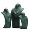 Set up Booth Ornaments Display Rack Necklace Model  Portrait Manufacturers Direct Sales Blue Brushed Neck  Window Desktop Prop