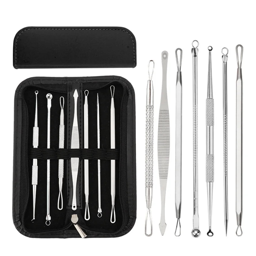 7 Pcs Blackhead Remover Tools Pimple Popper Tool Kit for Removal BlackheadWhitehead