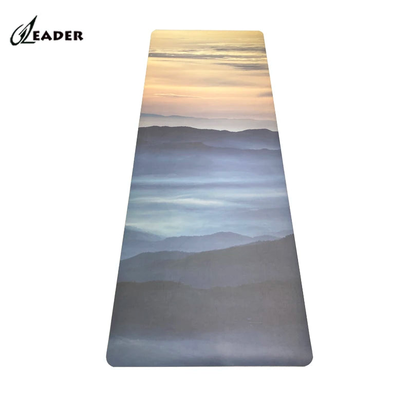 Neutral Pastel Pu Vegan Leather 80cm Width Pu Yoga Mat