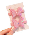 Children's Cute Sweet butterfly Korean Style Hair Accessories Girls Candy Color Headgear Kids Rubber Tie