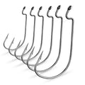 SNEDA 10pcs/Bag Wide Soft Worm Hook Jig Fishing Crank Hooks Super Lock Fishhooks Durable High Carbon Steel Carp Fishing Hook