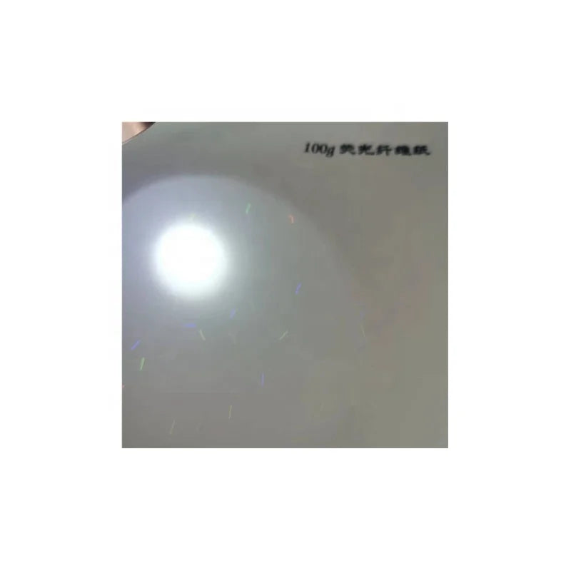 UV Fluorescent Fiber Security Paper 100 Grams Virgin Wood Pulp Coated and Uncoated for Packaging and Print Industries