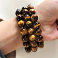 Natural Tiger Eye Stone Crystals Bracelet Necklace Beads Jewelry Bracelet Wholesale Bulk