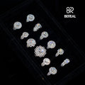Fine Jewelry Vvs Moissanite Engagement Ring Pass Diamond Test Princess Cut Moissanite 925 Silver Wedding Ring for Women