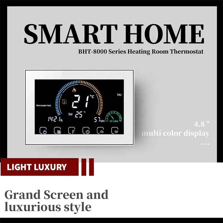 Beca BHT-8000 Tuya Wifi  Remote Sensor 7-day Programming Digital Heating Sauna Room Thermostat
