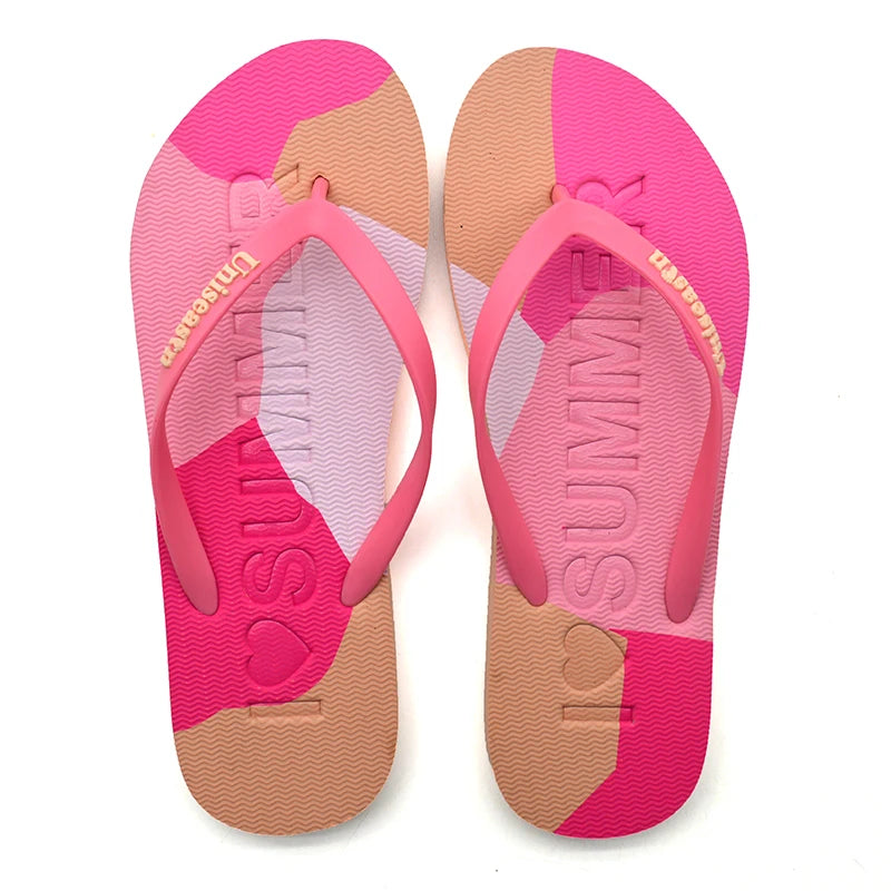 Fashion Trend Anti-Slip Outdoor Slippers Recyclable Rubber Flip Flops with Open Toe for Spring and Autumn Soft and Comfortable