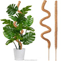 Wholesale 30-Inch Eco-Friendly Bendable Coco Coir Fiber Moss Pole Large Natural Totem Poles for Home Garden Plant Climbing