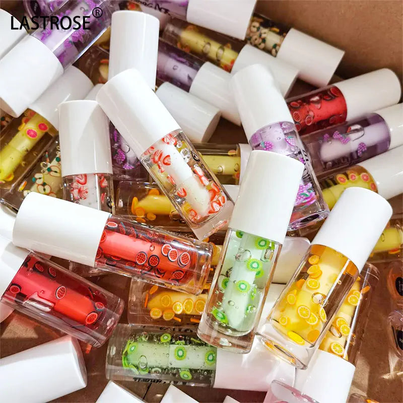 Private Label Cute Round Tube Deep Moisturizing Fruit Flavor Vegan Long Lasting  Lip Balm Gloss Oil Wholesale