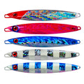 WEIHE 70g 90g 5 Colors Artificial Metal Jig Fishing Lure Lead Fish Sinking Bait for Saltwater and Freshwater