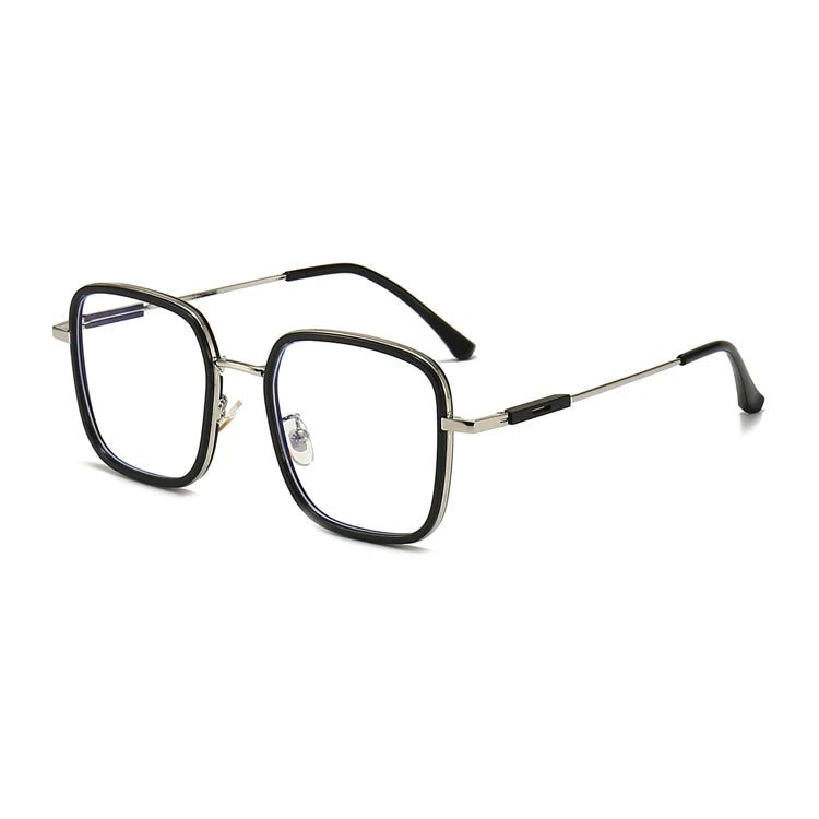 Hot Selling Custom Oversized Vintage Optical Eyeglasses Large Frame PC Material Fashionable Eye Frame for Diamond Face Shape
