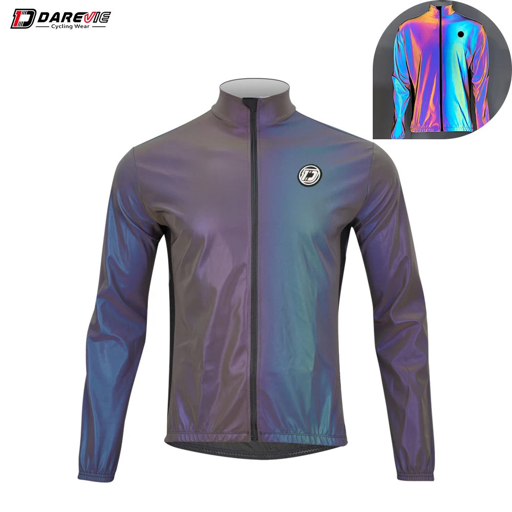 Reflective New Design Cycling Jacket Jersey Windproof Bike Cloth for Winter Riding