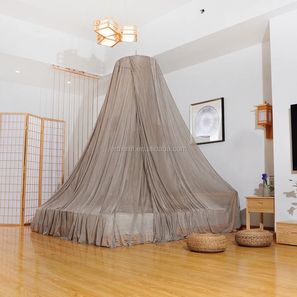 BLOCK EMF Reducing Nano Silver Fiber Mesh Shielding Signal Radiation Protection Canopy Durable Knitted Fabric for Mosquito Net
