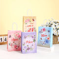 Mother's Day Theme Paper Gift Candy Bag Cookie Sweet Favor Handle Bag for Thank You Mothers Mom Gift Packaging Bags