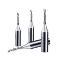 JC Customizable Cemented Carbide Uncoated Double Edge Compound Single Flute 1/2 Inch Shank CNC Router Bits 55-65HRC MDF Plywood