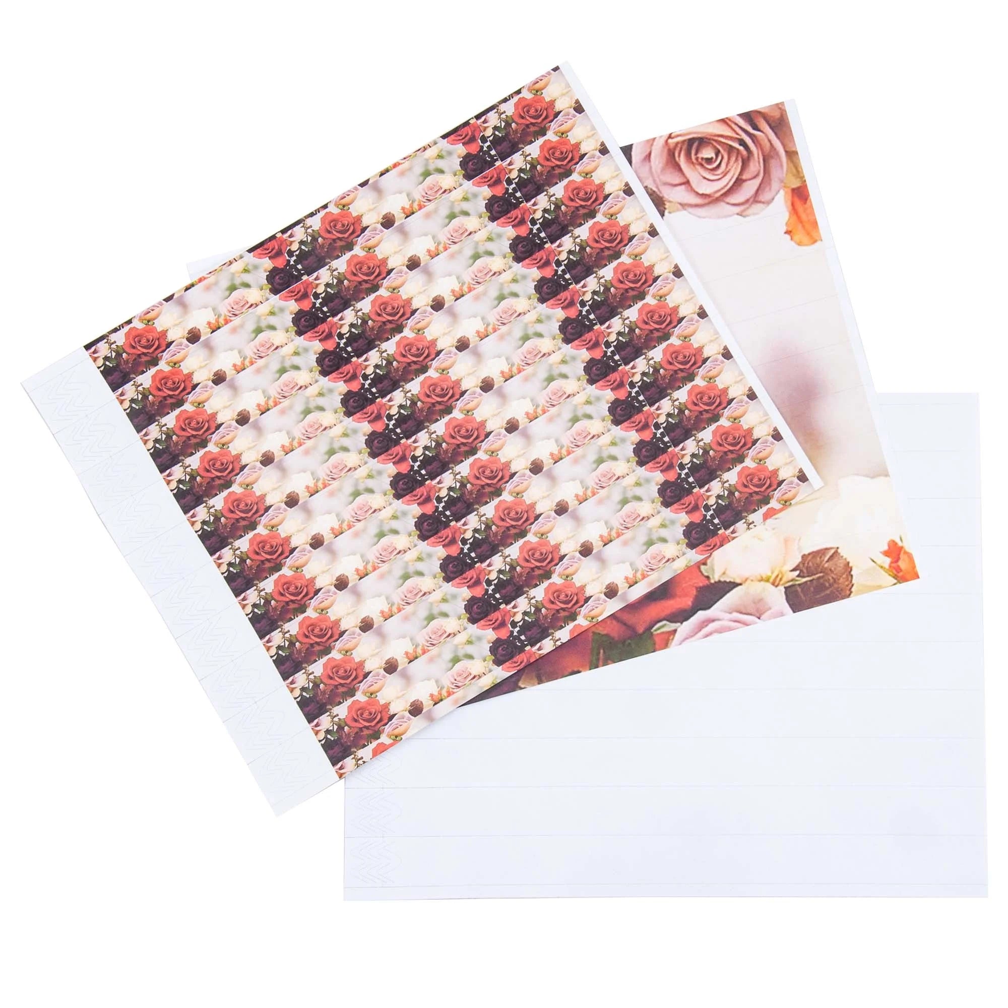Customizable 3/4 Inch Disposable Eco-friendly Tyvek Strap Printable Paper Wristband Convenient Strap for Bridal Favor and Events