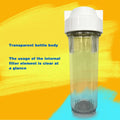 10" Filter Housing Reverse Osmosis Water Treatment Water Filter Housing 10 Inch Translucence MegaBDM