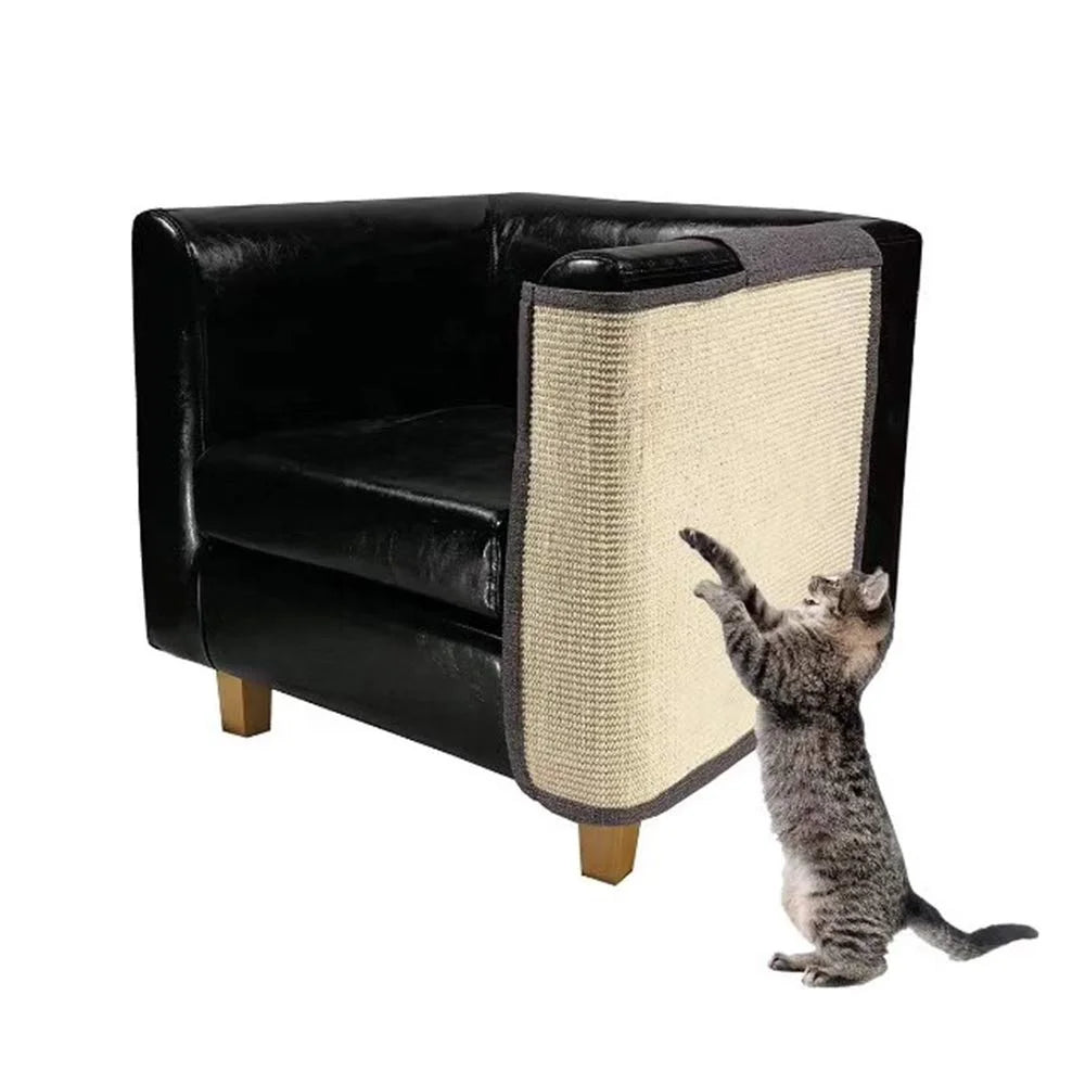 Modern Eco-Friendly Sisal Cat Scratching Mat Protector Wholesale Sofa Shield Nylon Clasp Buckle Pet Interactive Movement Toy