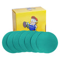 Wholesale Automotive Wood Polish No Hole Hook Green Loop Yellow Sandpaper 40-2000 Grit Sand Paper 6 Inch 150mm Sanding Disc