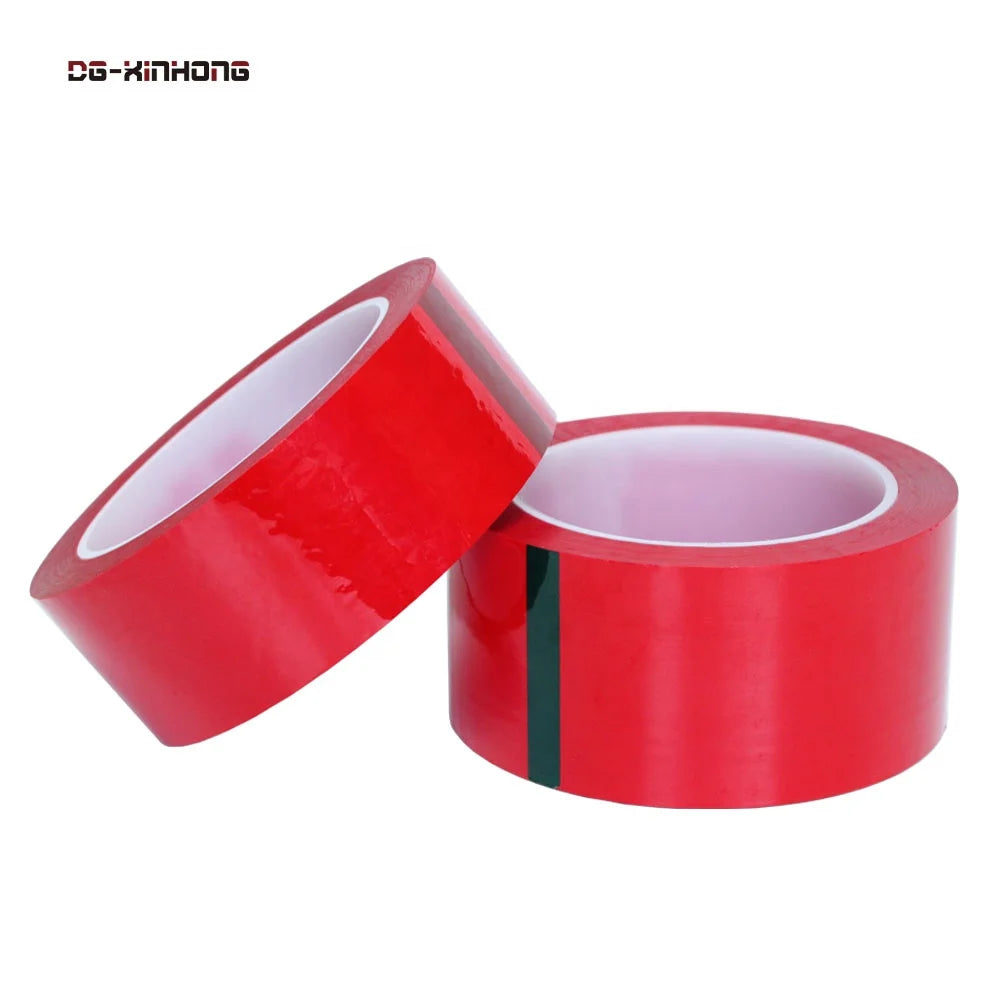 2- High Temperature Heat Resistant Red Color Mara Polyester PET Acrylic Adhesive Mylar Transformer Electrical Insulation Tape
