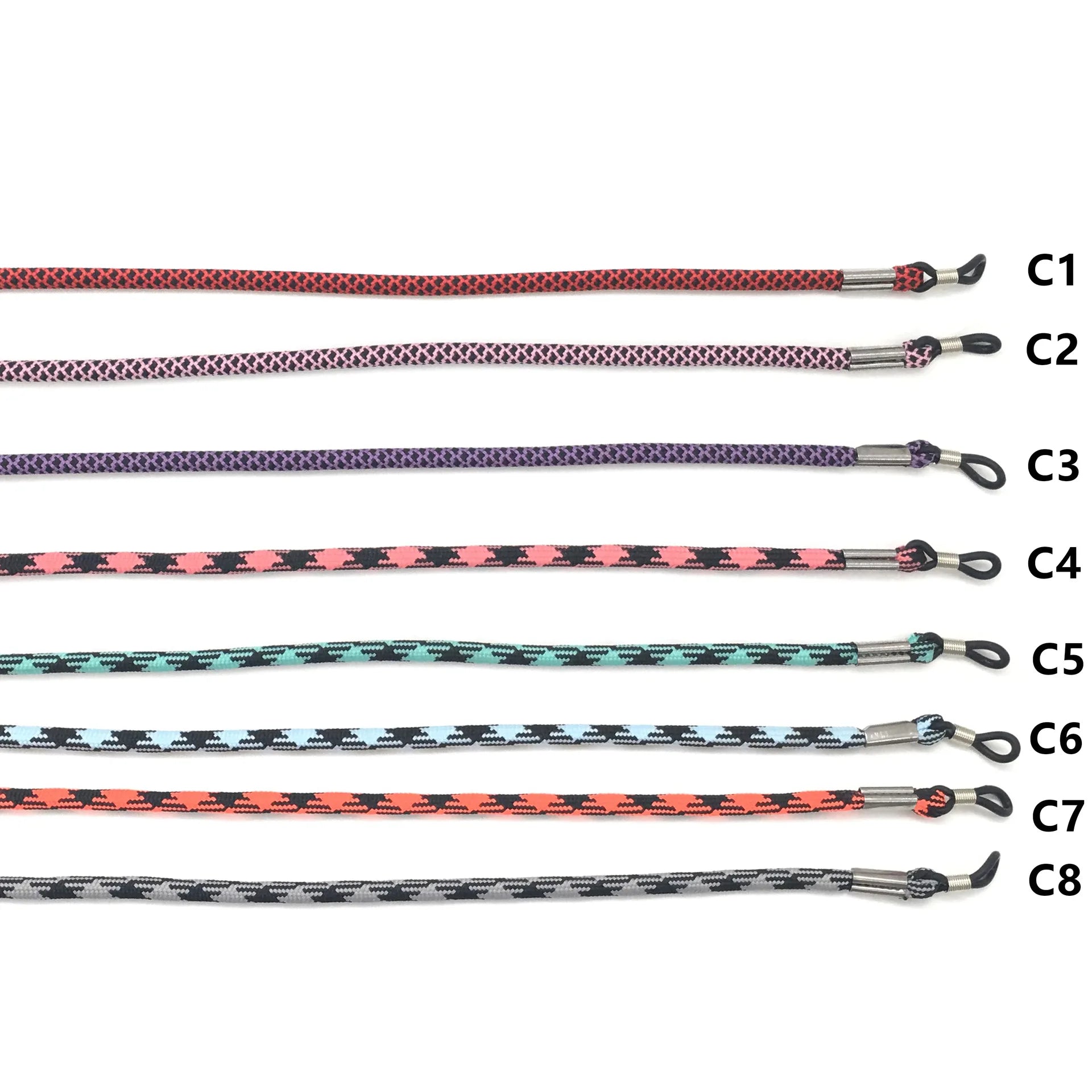 2027 Hotsale Sport Multicolor Glasses Lanyard Sunglasses Chain Eyeglass Strap Sport Glasses Strap Cord Glasses Accessories