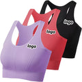 Women's Comfortable Strapless Bra With a Pullover and a Racerback Support Sports Bra