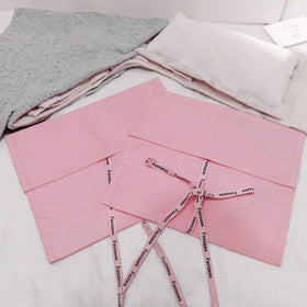 China Bags Factory Directly Soft Cotton Envelope Dust Bag for Underwear or Handbag with Custom Logo