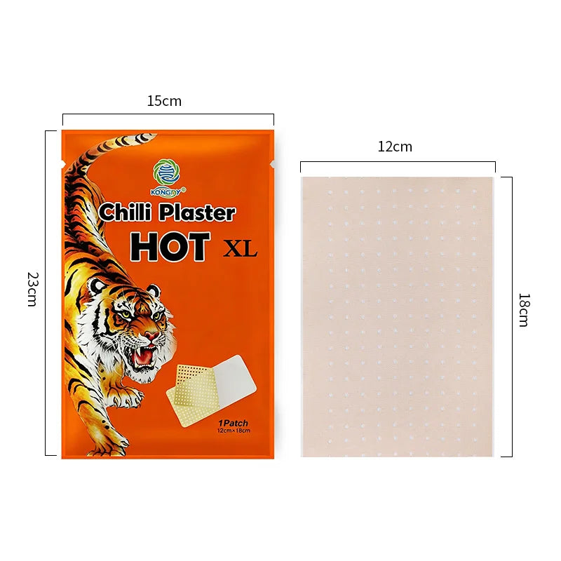 Factory Price Hot Porous tiger Chili Plaster for Back