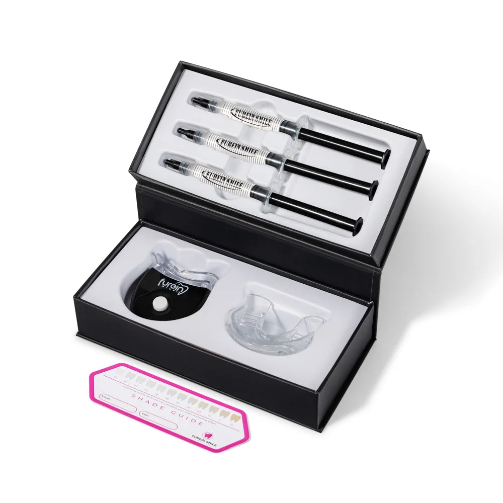 Home Use Teeth Whitening Cleaning Kit Non-Peroxide Gel 3ml 3-count Fresh Mint Flavor Luxury Packaging CE RoHS Certified OEM