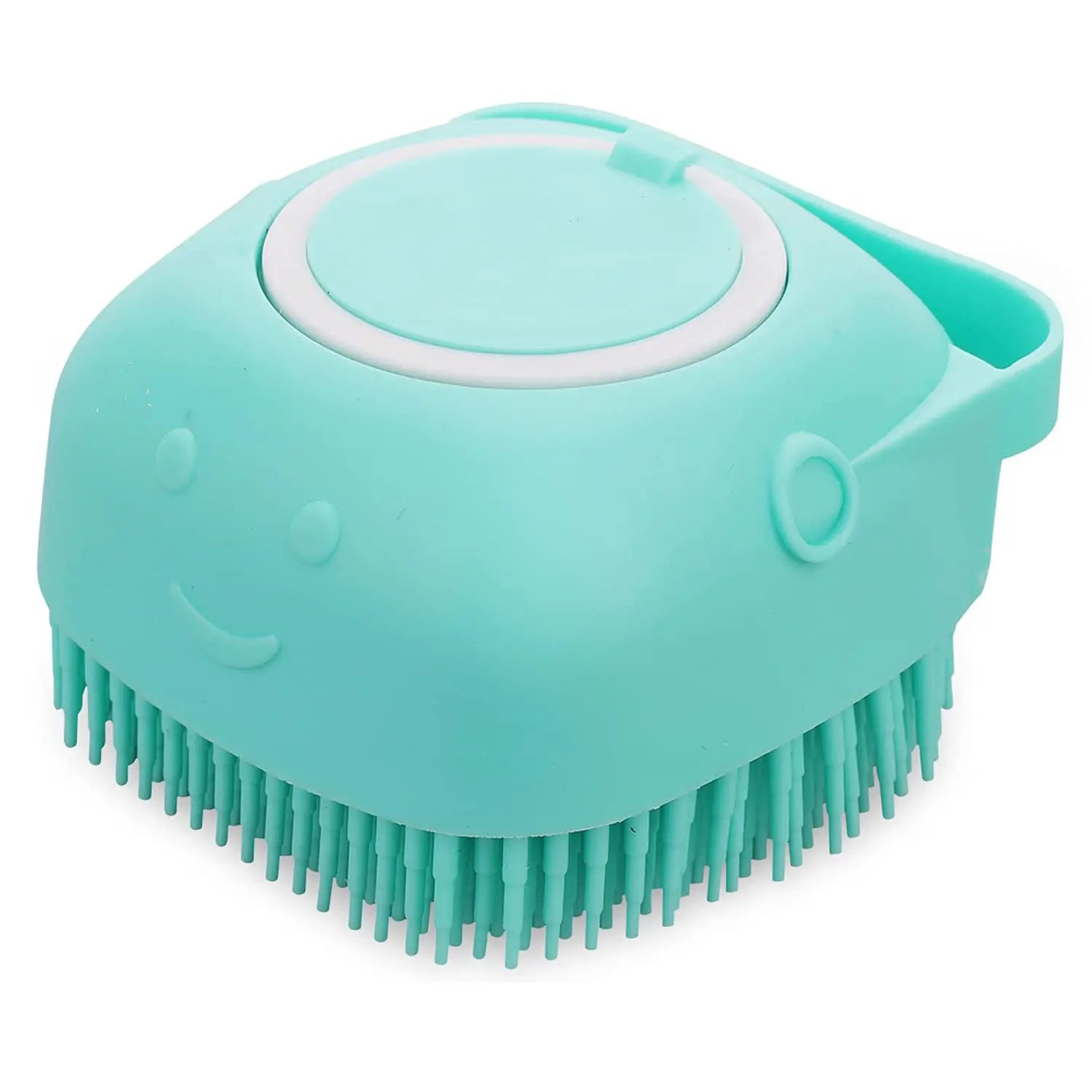 Dog Bath Brush Soft Silicone Pet Shampoo Massage Dispenser Hair Fur Grooming Shower Brush for Short Long Haired Dogs and Cats