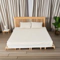 Grounding Silver Thread Conductive Earthing Cotton Flat Sheets - Anti-Inflammation for Better Sleep EMF/RF/EMR Anti-Radiation
