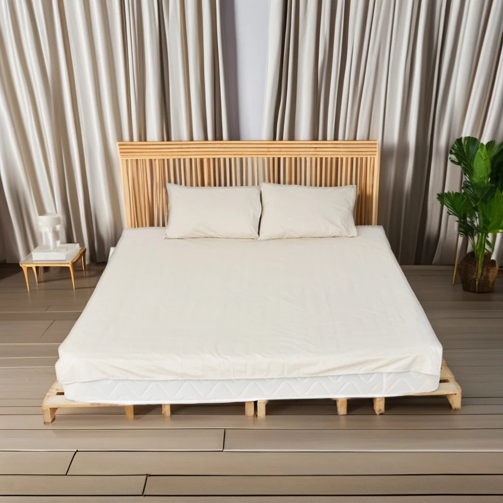 Grounding Silver Thread Conductive Earthing Cotton Flat Sheets - Anti-Inflammation for Better Sleep EMF/RF/EMR Anti-Radiation