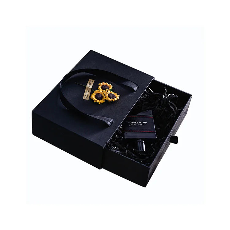 Custom Hard Craft Cosmetic Gift Jewelry Packaging Paper Box with Handle FOB Reference Price:Get Latest Price
