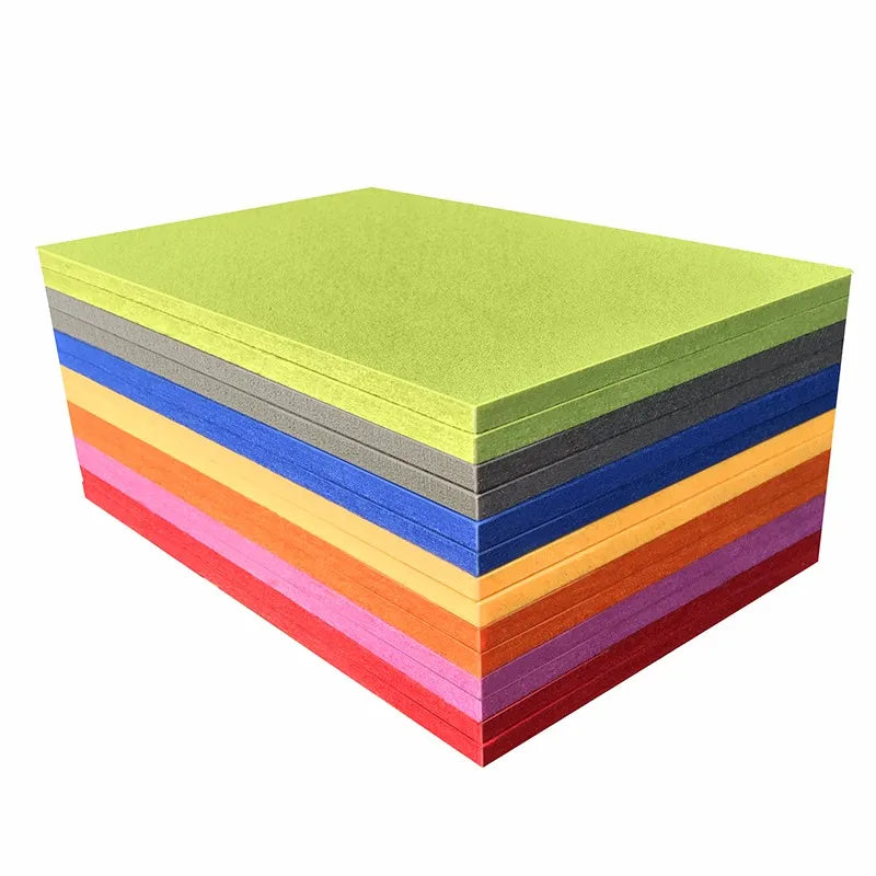 9mm Polyester Felt Soundproof Panel Sound Absorbing Wall Decoration PET Acoustic Wall Panels for Home Office